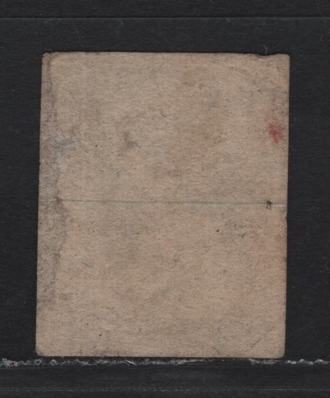 Lot 401 Switzerland (C) SC#35 2r Gray , 1858-1862 Struebel Issue, A Very Good Used Single, 2 Large Margins Showing Portion of Adjoining Stamp At Top, Clear To Touching At Left & Just Touching At Bottom, Shallow Thin Along Right Side On Back.