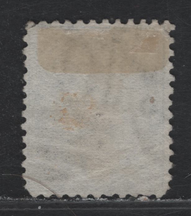 Lot 318 New Zealand SG#156 6d Blue , 1874-1878 First Sideface Issue, A Fine Used Single, Christchurch Duplex Cancel, Weak Corner Perf At UL