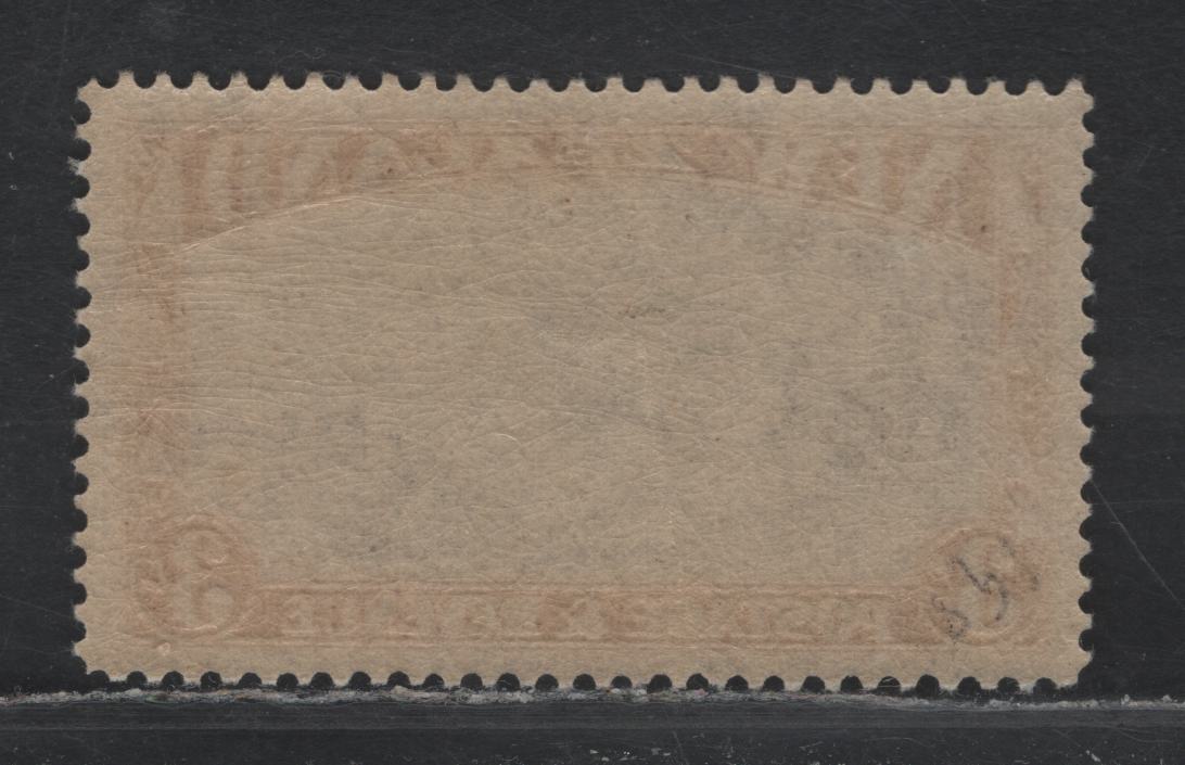 Lot 368 New Zealand SG#569a 3/- Chocolate & Yellow Brown , 1935-1936 Pictorial Issue, A VFOG Single, Perf 13.5x13.8, 1935 Printing