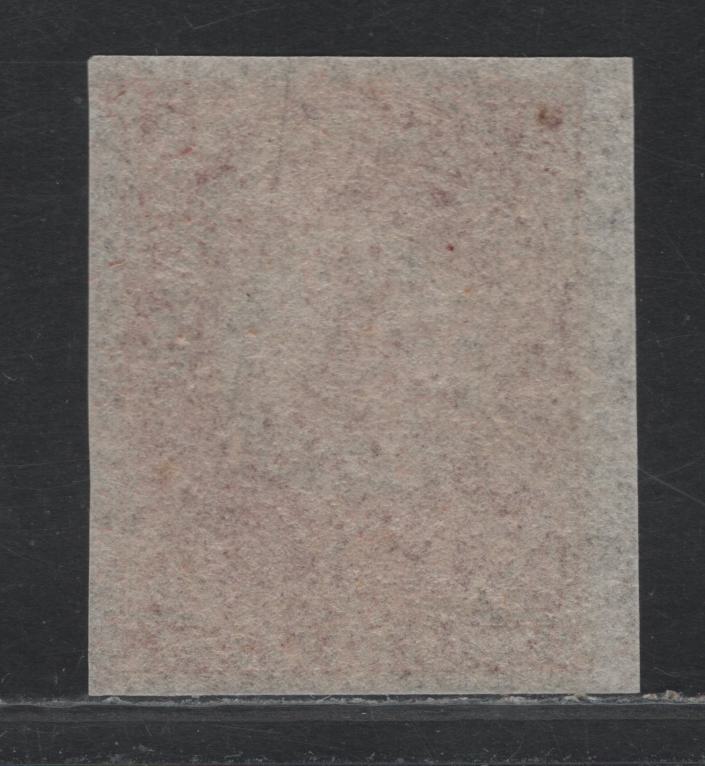Lot 398 Newfoundland (C) SC#23 1/- Rose , 1861-1862 Pence Issue, A EFNH Single, Thin Crisp Paper, November 1861 Printing, Lovely NH Mint Example With Oversized Margin At Left.
