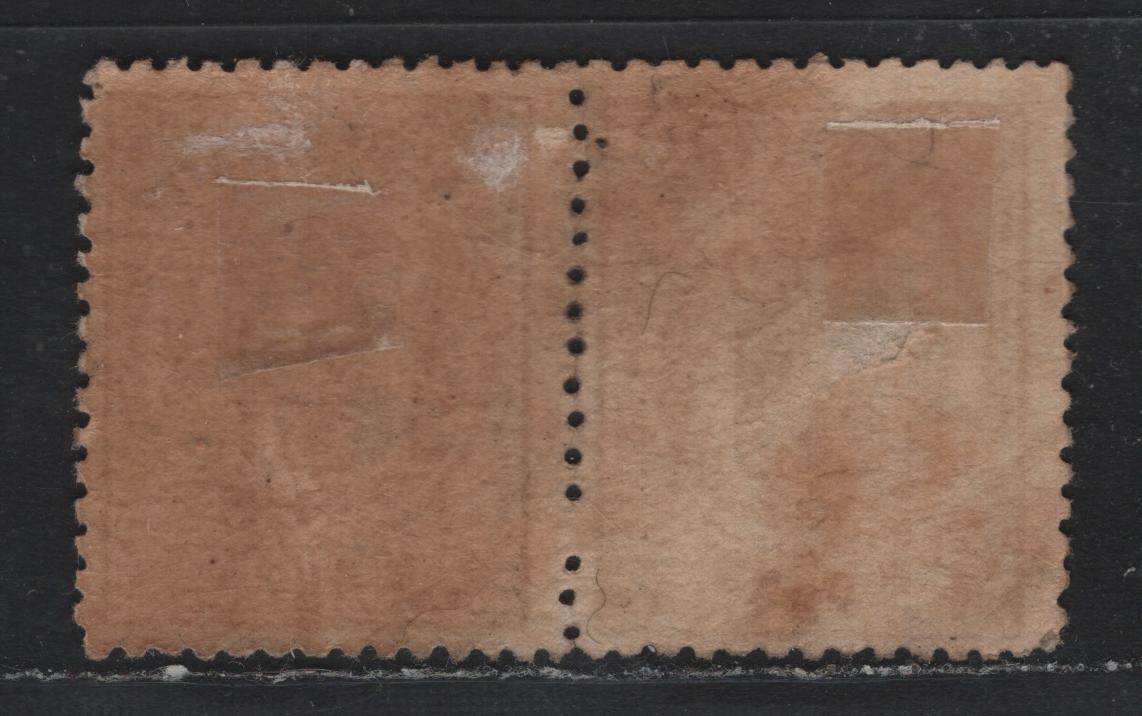 Lot 307 Netherlands SC#20 1.5c Rose , 1869-1871 Arms Issue, A VG/FOG Pair, Comb perf 13.25, Mint OG, Shallow Thin on Left Stamp.