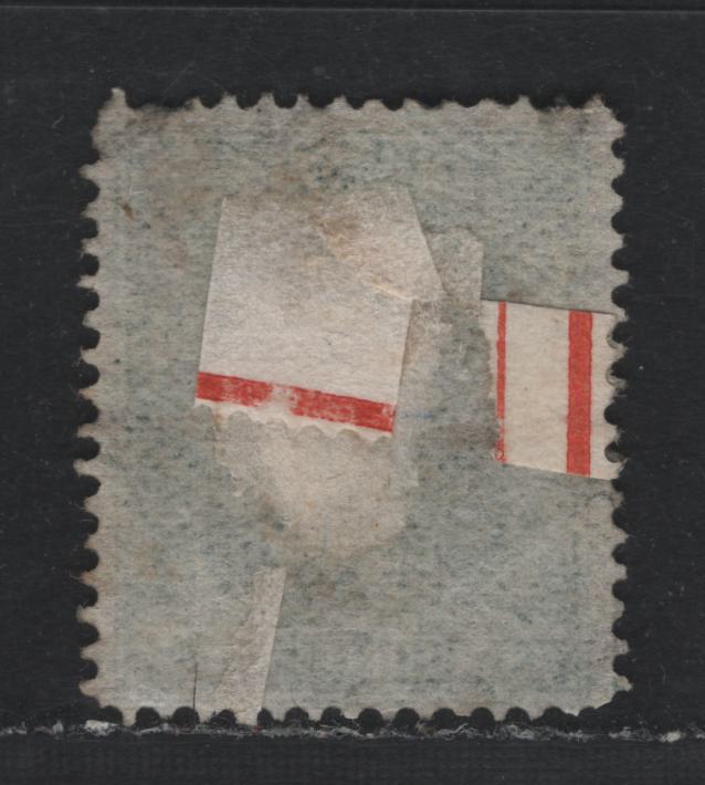Lot 330 Rhodesia (C) SG#9 10/- Deep Green , 1892-1895 Arms Issue, A Poor Used Single, Expertly Repaired With Fiscal Cancel, The Repairs Consist of A Patched Missing Piece At Center left & Sealed Scissor Cut