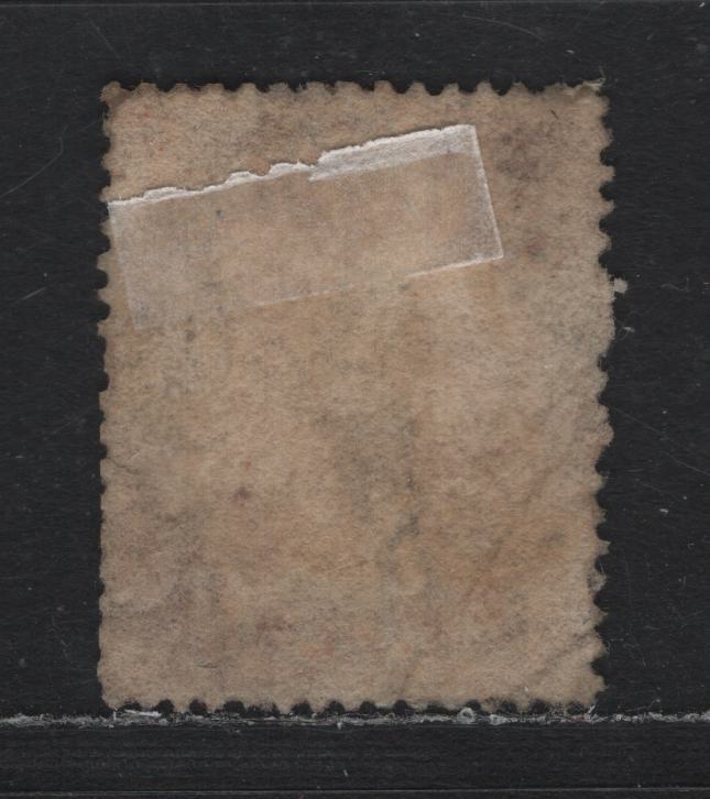 Lot 367 Australia - Queensland SG#12 1d Carmine Rose , 1860-1861 Chalon Heads Issue, A Very Good Used Single, Small Star Wmk, Clean Cut Perf 14, Smudgy Diamond Grid Numeral Cancel.
