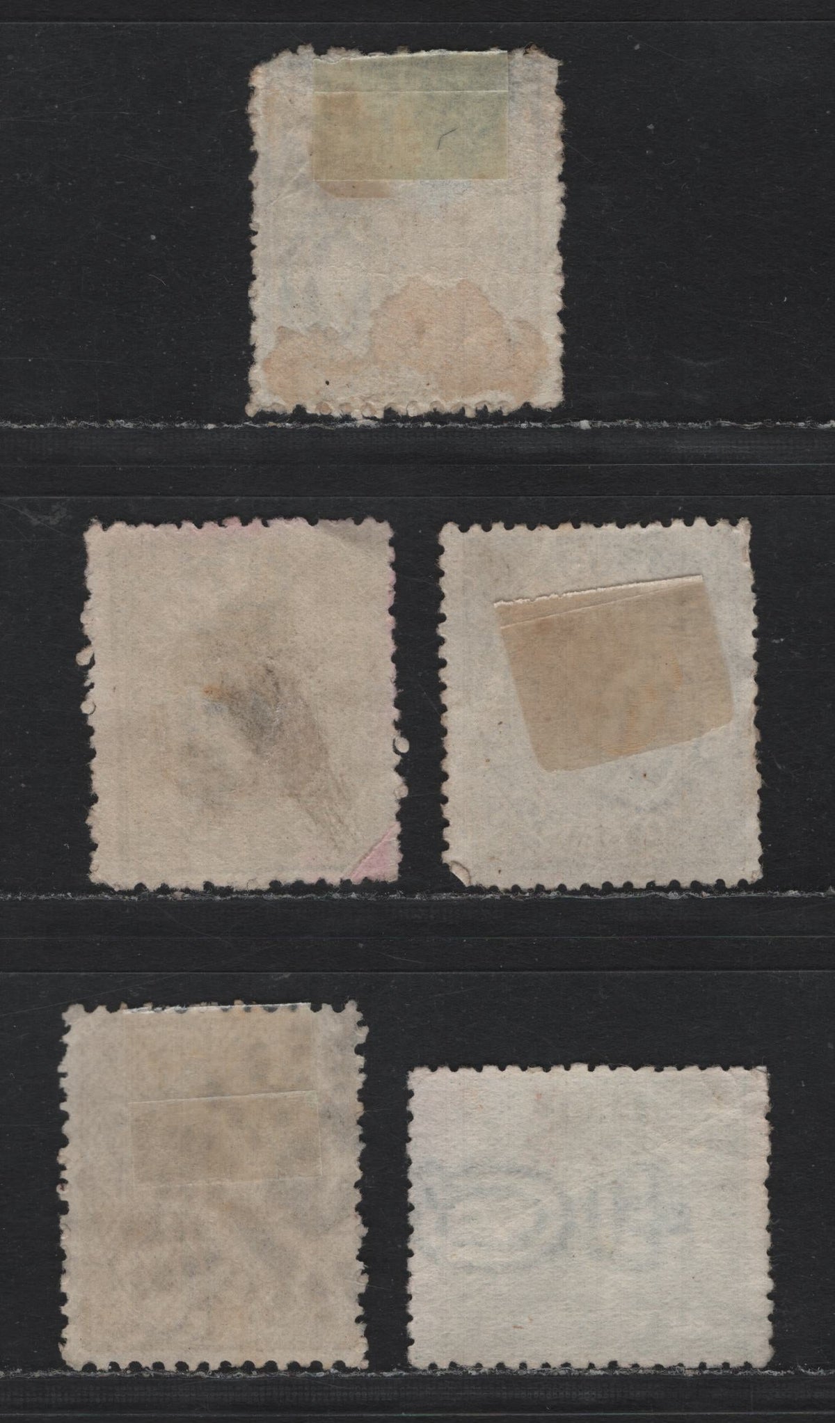 Lot 404 Australia - Queensland SG#185/192 2d - 3d Dull Blue - Brown , 1890 Re-Engraved Second Sideface Issue, Very Good/Fine Used Singles, Includes #81 Warwick, 131 Gladstone, 491 Montalbion, 148 Thursday Island - William Hooper & 214 Toowoomba
