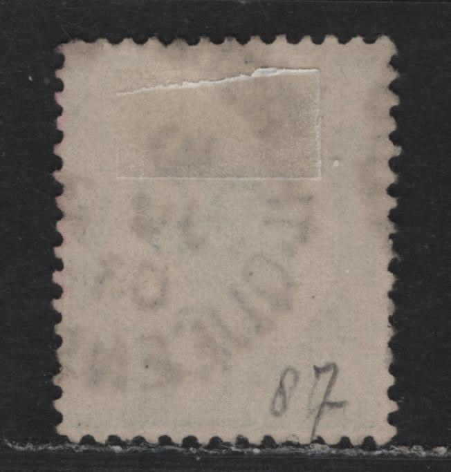 Lot 412 Australia - Queensland SG#254 2/- Turquoise Green , 1897-1908 4th Sideface Issue, A Very Fine Used Single, Comb Perf 12.5-13, Crown Over Q Wmk, Large Part Strike Of June 2 1903 Thursday Island Split Ring Cancel.