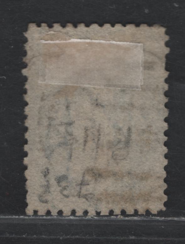 Lot 13 Australia - Tasmania SG#73 9SC# 31) 4d Blue , 1865-1871 Chalon Heads Issue, A Fine Used Single, Double Strike Of November 5 1870 Hobert Town CDS Cancel & Barred Tasmania Cancel, One Bent Perf In Left Margin