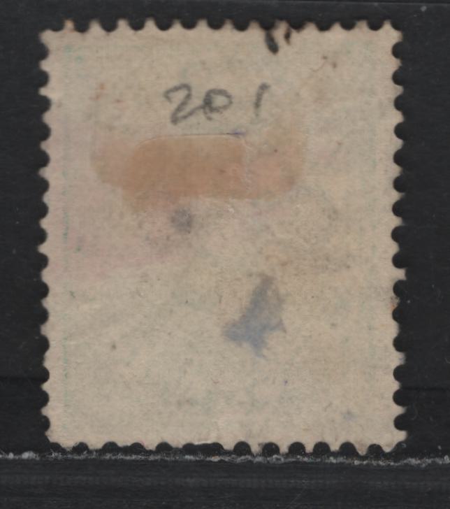 Lot 205 Australia - Victoria (C)SG#392var (SC# 201) 6d Emerald Green , 1901-1910 Postage Designs Issue, A Very Fine Used Single, V Over Crown Inverted Wmk, Perf 12.5