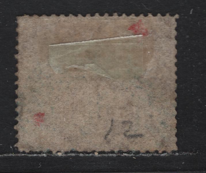 Lot 232 Western Australia SG#42 9SC# 23) 6d Purple Brown, 1861 Line Engraved Swans Issue, A Fine Used Single, Clean Cut Perf 14-16, Sideways Swan Wmk, SON #1 Grid Cancel For Perth.