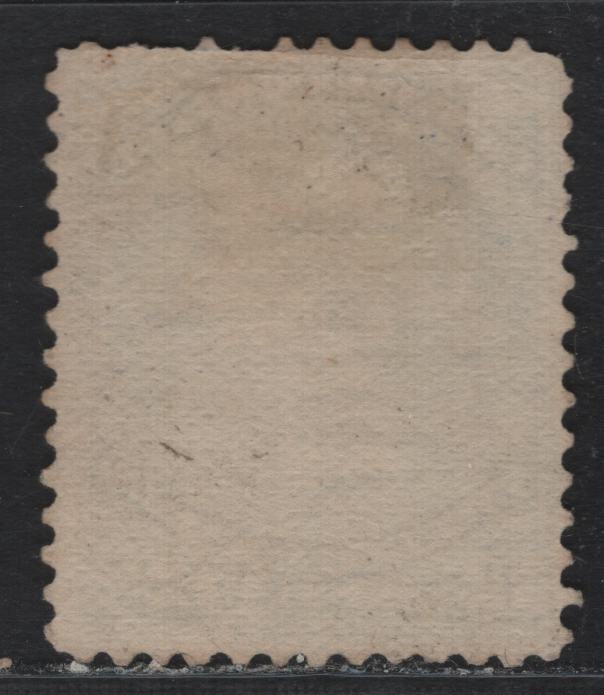 Lot 330 Canada #28i 12 1/2c Milky Blue, 1868 Large Queens Issue, A Fine Used Single On Duckworth Paper 10, Perf 10