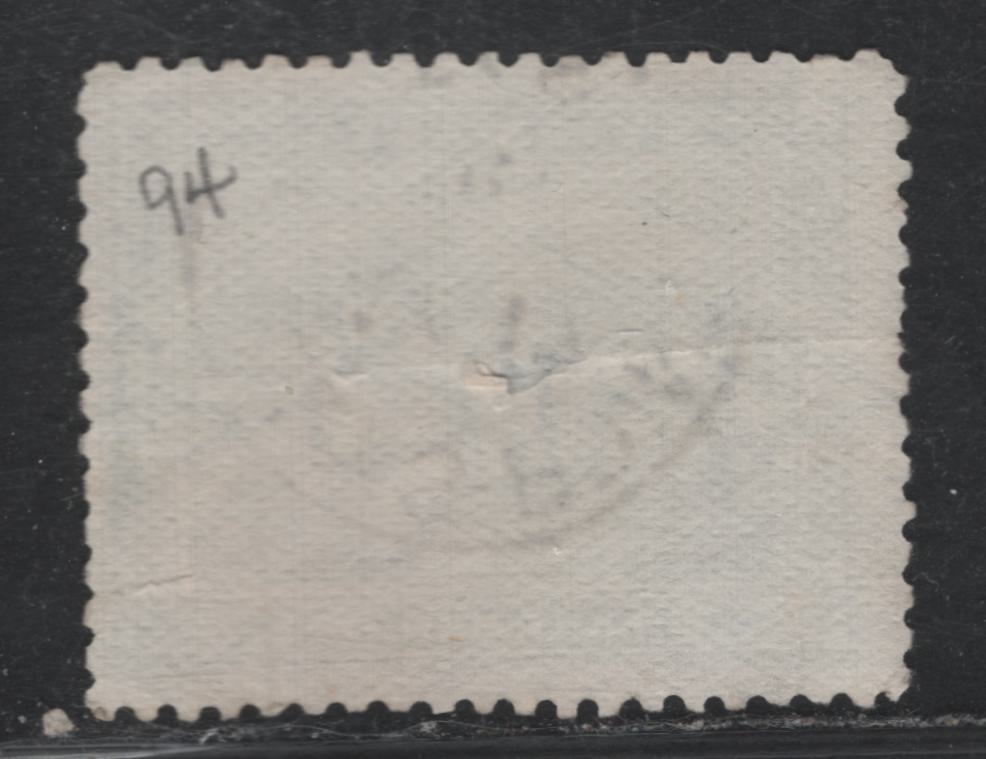 Lot 52 Australia - Tasmania SG#237b (SC# 94) 1/2d Bluish Green , 1902-1905 Pictorial Issue, A Good Used Single, V over Crown Sideways, Lithographed, May 17 1906 Kelly's Point Cancel.