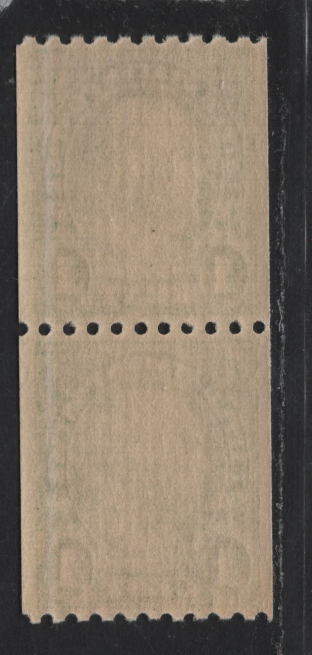 Lot 188 United States SC#604 1c Deep Dull Emerald Green , 1923-1925 4th Bureau Issue, A XFNH Coil Pair, Perf 10 Horizontal