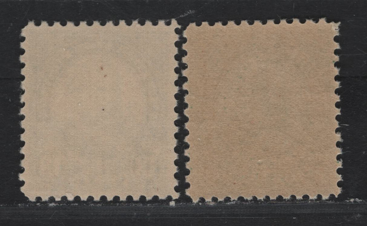 Lot 26 United States SC#622 12c - 13c Pale Bluish Green - Dull Blue Green , 1922-1926 4th Bureau Issue, 2 VFNH Singles