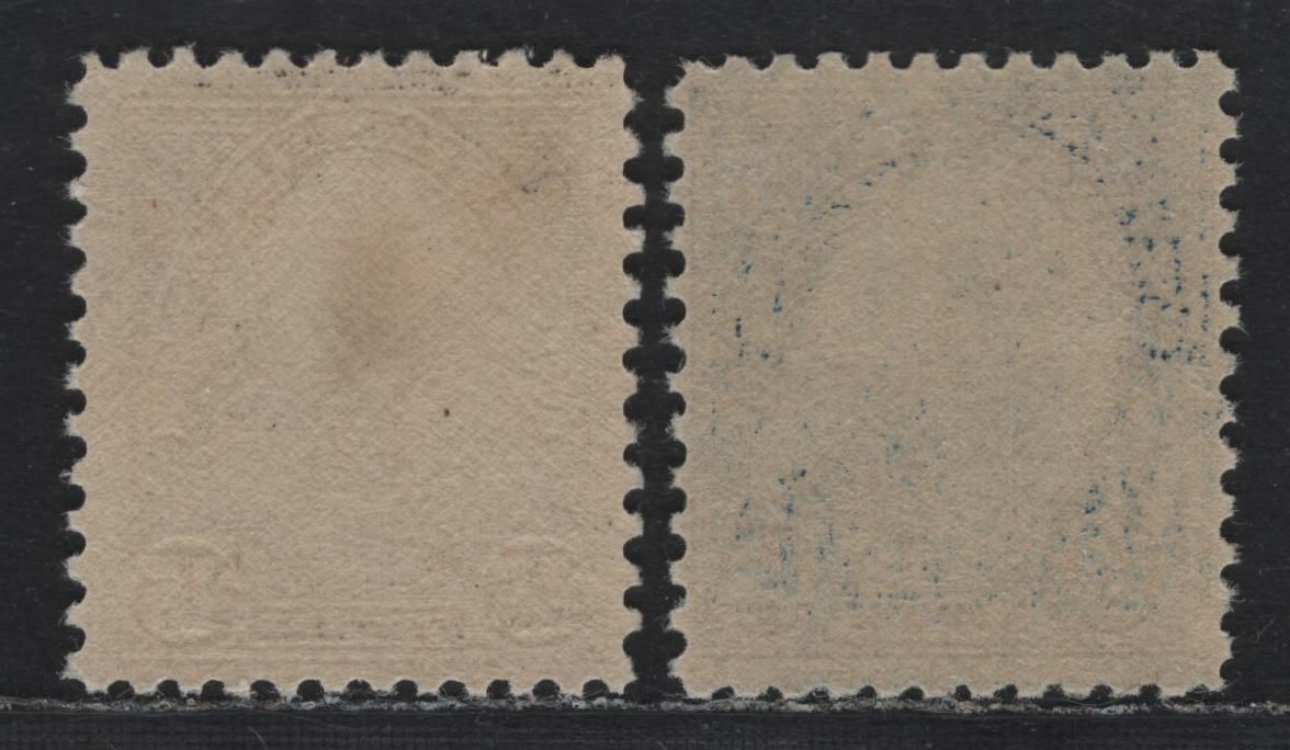 Lot 29 United States SC#565-566 14c - 15c Blue - Gray , 1922-1926 4th Bureau Issue, 2 FNH Singles, Flat Plate Printings
