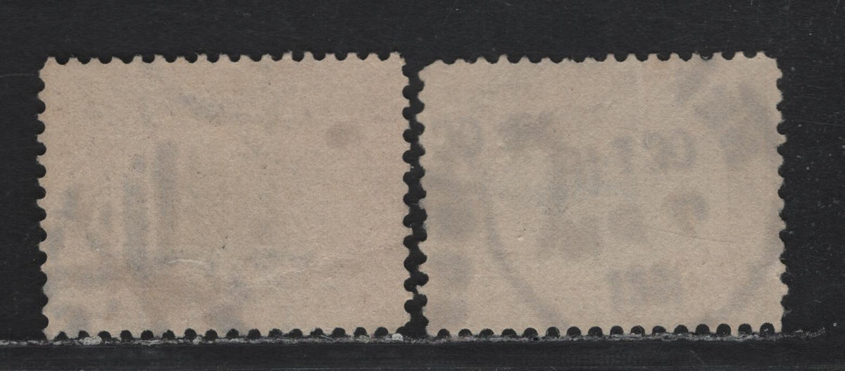 Lot 116 United States SC#296 4c Light Brown & Jet Black/Silver Black , 1901 Pan-American Exposition Issue, 2 Fine Used Singles, One Shows October 18 1901 New York Cancel, Which Is Worth A Premium