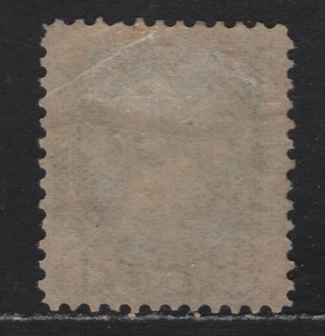 Lot 288 Canada SC#44b 8c Slate Blue , 1888-1897 Small Queen Issue, A FOG Single, Soft Translucent Horizontal Wove With Coarse Mesh, Perf 12