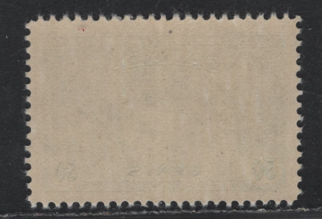 Lot 247 Canada #272 50c Dull Blue Green , 1946 KGVI Peace Issue, A VFNH Single, CBN-KKKKKKKK Paper, Perf 12x11.9