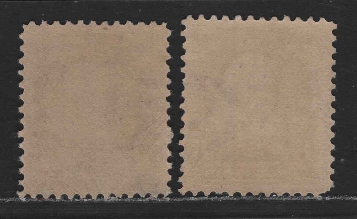 Lot 46 United States SC#306 8c Deep Violet Black - Gray Lilac , 1902-1903 2nd Bureau Issue, 2 FNH Singles, Inverted Wmk