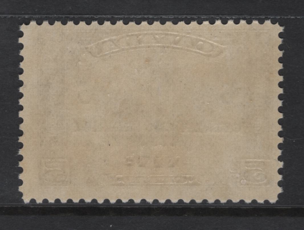 Lot 274 Canada #C4 6c on 5c Olive Brown Mercury With Scroll & Globe, 1932 Airmail Issue, A FNH Single, Paper BABN-V, Perf 10.85x10.8, Showing Two Diagonal Strikes Inside Last A of Canada.