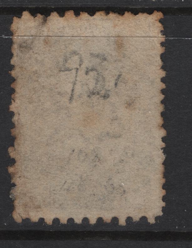 Lot 336 New Zealand (C) SG#128a 1d Brown Queen Victoria, 1871-1873 Chalon Heads Issue, A Good Used Single, Scarce Compound Perf 10x12.5, Some Toning & Corner Creases At UR & LR