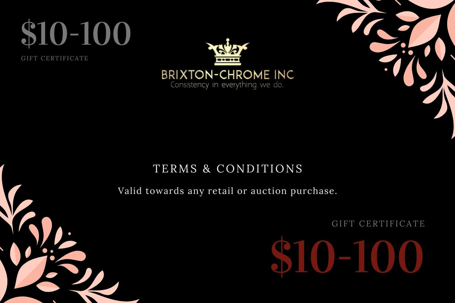 Brixton Chrome Gift Card