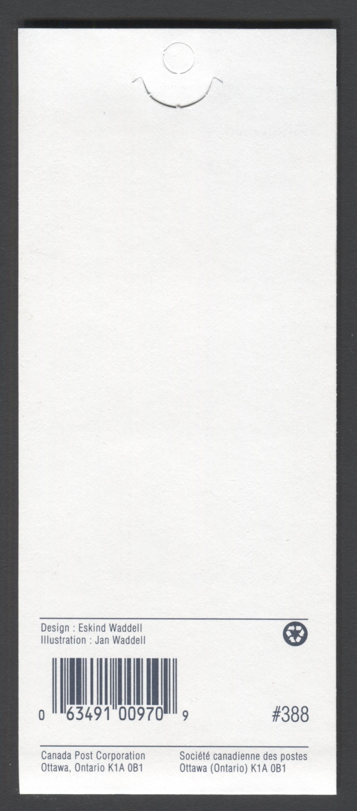 Canada #BK161a-b 1993 Heritage Rivers Issue, Complete $4.30 Booklet, Harrison Paper, Dead Paper, 4 mm GT-4 Tagging