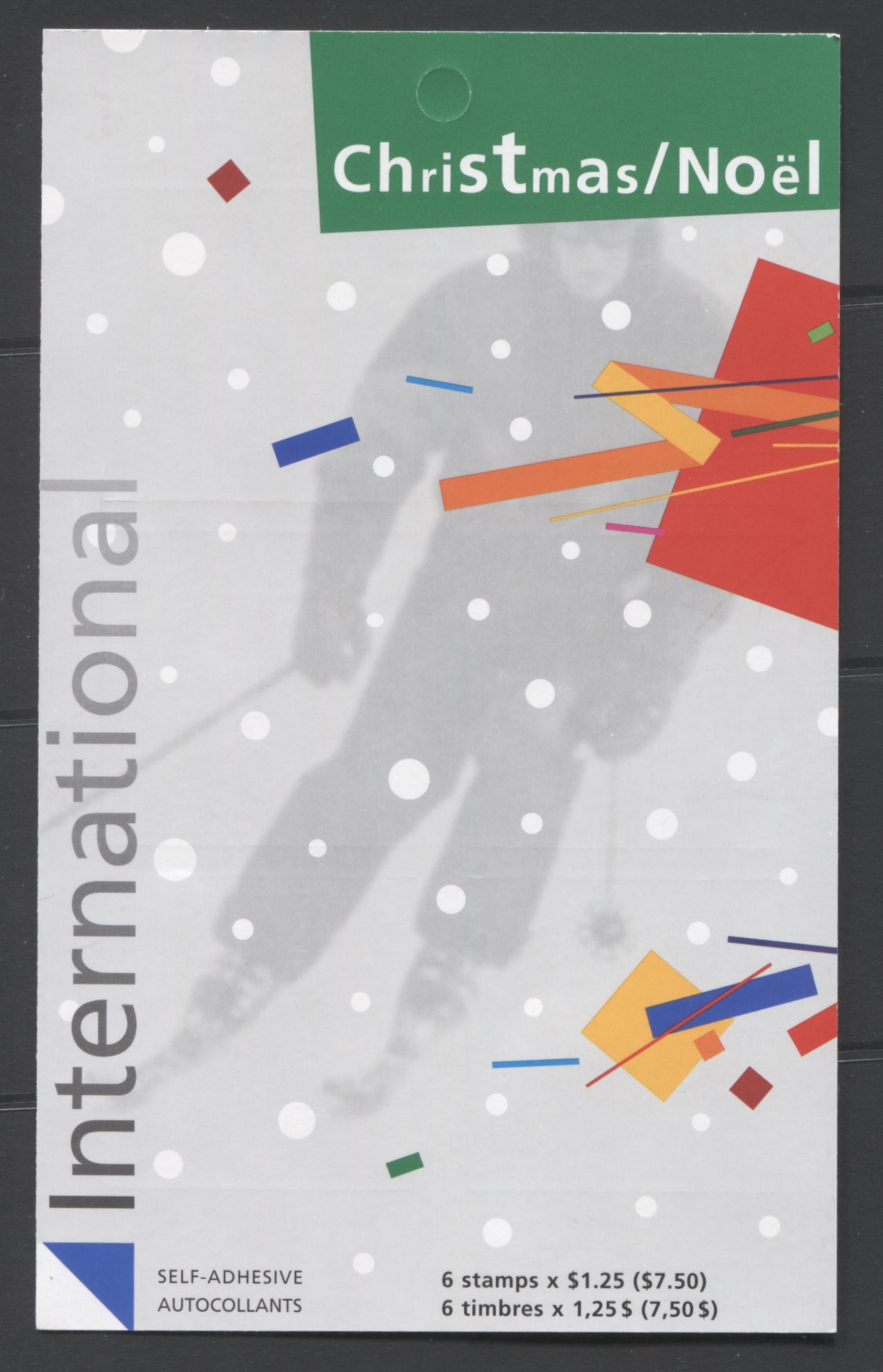 Canada #BK279 2003 Christmas Issue, Complete $7.50 Booklet, Tullis Russell Coatings Paper, Dead Paper, 4 mm GT-4 Tagging