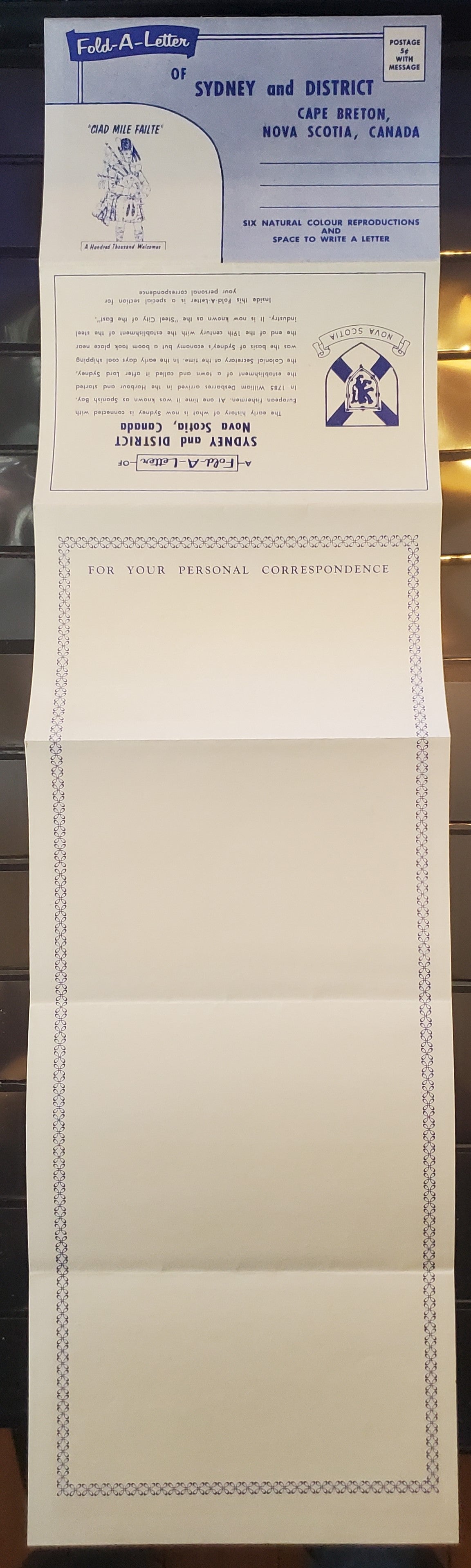 A Group of 3 Souvenir Postcard Folders From Nova Scotia, Showing Various Landmarks and Tourist Attractions, From The 1950's and 1960's-1970's, Overall VF, Net Est. $15