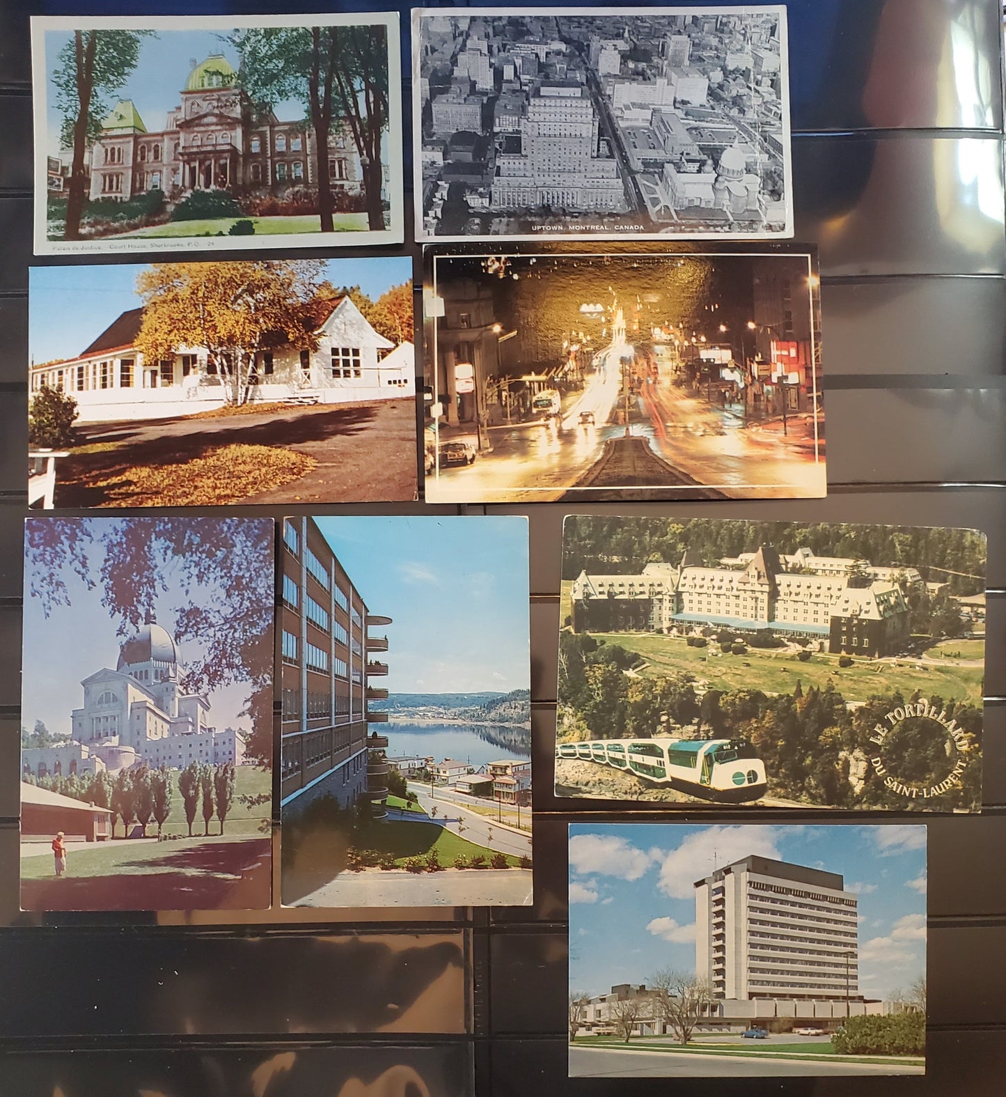 A Group of 8 Postcards From Quebec, Showing Various Views, From The 1930's, 1950's, and 1960's-1980's, Overall VG and VF, Net Est. $4
