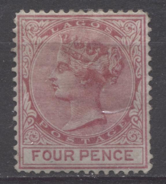 Distinguishing the Six Printings of the 4d Rose Queen Victoria Crown CC Keyplate Perforated 14 (1876-1880)