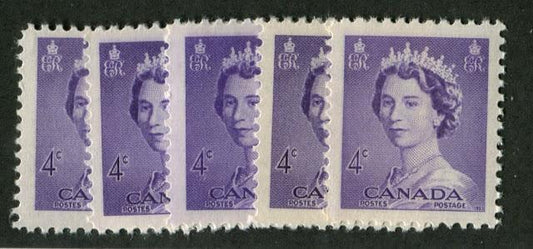 Shade, Perforation, Paper and Gum Varieties on the Karsh and Heritage Definitives of 1953-1967