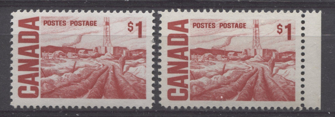 The $1 Edmonton Oilfield Stamp From the 1967-1973 Centennial Issue