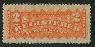 The 1875-1888 Registered Stamps