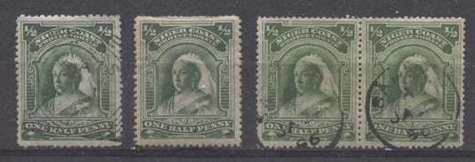 The Halfpenny Green Queen Victoria Stamp From The 1894 Second Waterlow Issue of Niger Coast Protectorate - Part 2