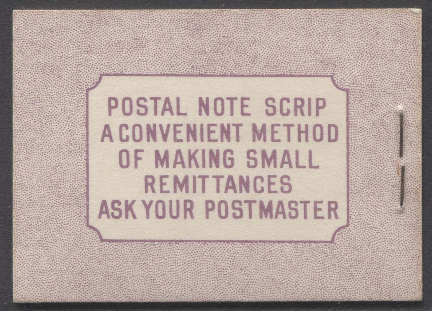 Lot 360 Canada #BK35dE 1942-1947 War Issue, A Complete 25c English Booklet, 2 Panes Of 4+2 Labels 3c Rose Violet, Front Cover IIe, Back Cover Caii, Type II, 7c & 5c Rates Page, 1,201,000 Issued, CBN-UUUUU Paper