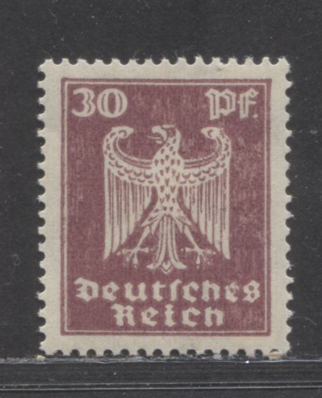 Germany Mi#359x (334) 30pf Brown Purple 1924 Eagle Definitives, A F/VFNH Single, Click on Listing to See ALL Pictures, Estimated Value €20