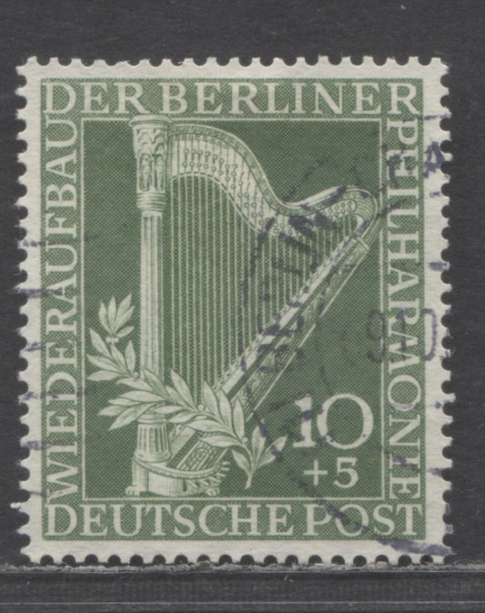 Germany - Berlin Mi#72 (SC# 9NB4)  1941 Berlin Philharmonic Orchestra Issue, A Very Fine Used Single, Click on Listing to See ALL Pictures, Estimated Value $27.5