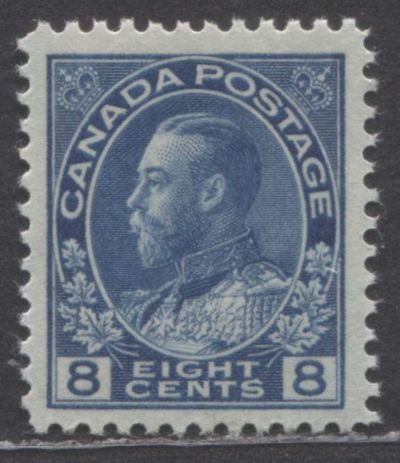 Canada #115i 8c Light Blue King George V, 1911-1925 Admiral Issue, A VFNH Single