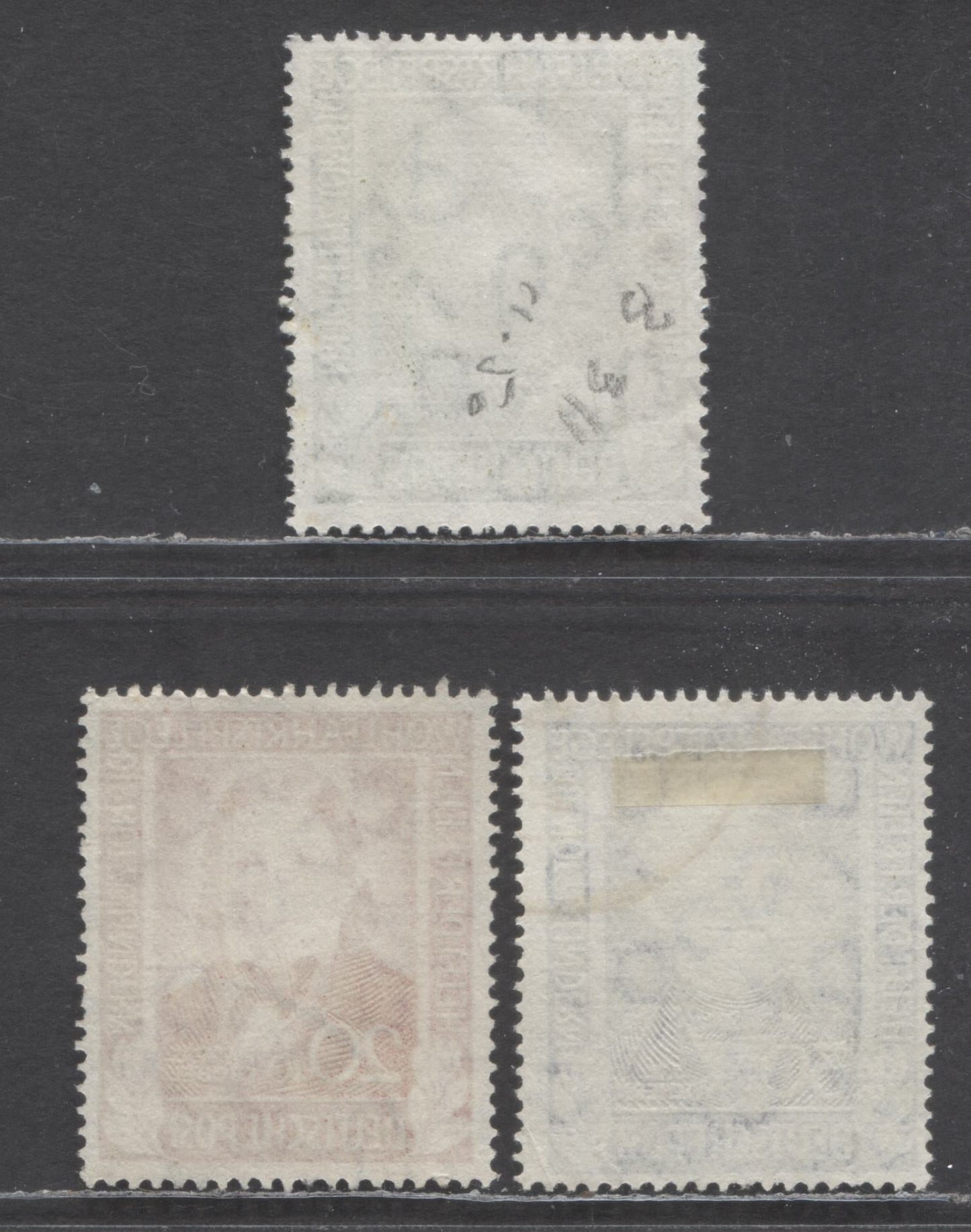 Lot 98 Germany Mi#118 (SC#B311)-120 (SC#B313) 1949 Welfare Oranizations Semi Postals, 3 Fine Used Singles, Estimated Value $75
