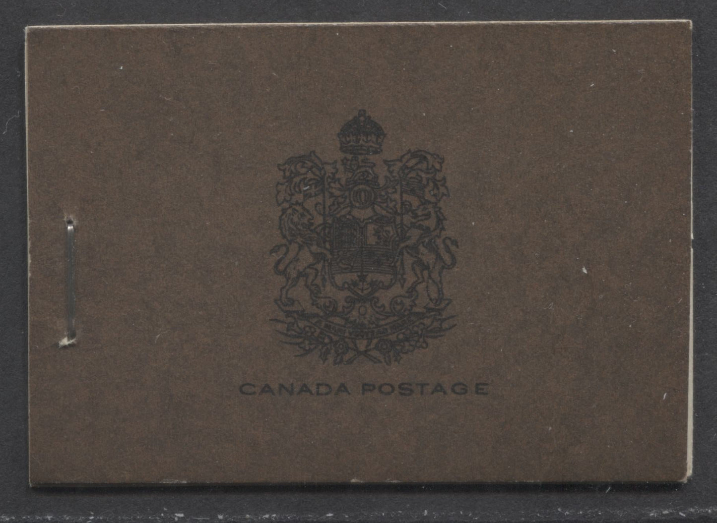 Canada #BK21b 25c Black Brown King George V, 1932 Medallion Issue, A VFNH Booklet With 2 Panes Of 6, Type 2