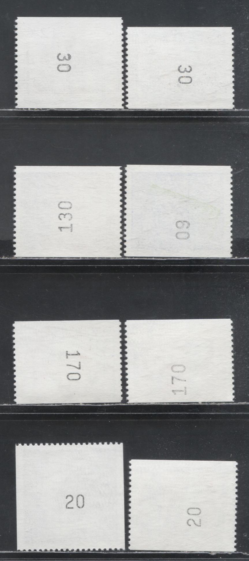 Sweden SC#1928/2120 1992-2009 Wildlife Definitives - 1995 Joining European Union Issues, With Control Numbers On Back, 8 VFNH Singles, Click on Listing to See ALL Pictures, Estimated Value $16