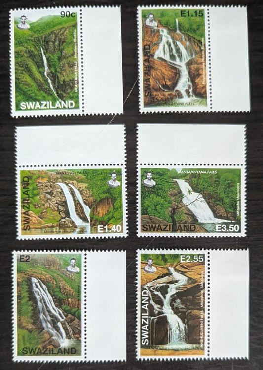 Lot 223 Swaziland SC#759-764 2006 Waterfalls Issue, 6 VFNH Singles, Click on Listing to See ALL Pictures, 2017 Scott Cat. $11.5