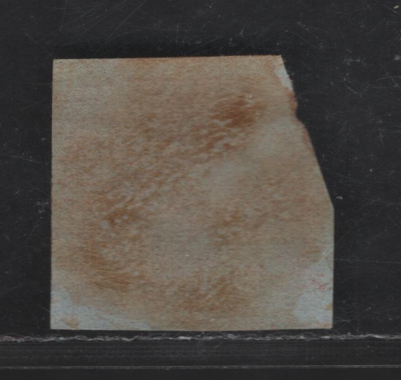 Lot 310 (C) New Brunswick #1 3d Red Crown & Heraldic Flowers, 1851-1860 Pence Issue, A Poor OG Single One Margin, Sound Except For The Fact That The UL Corner Is Skimmed Off, Gum Appears To Be Original, A Rare Mint Stamp Regardless