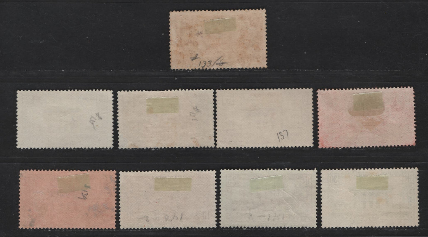 Lot 185 Martinique SC#133, 135-137, 139-144, 147-159, 161-163, 165-171 1c - 10fr Red on Pink - Dark Blue on Blue Village of Basse-Pointe - Martinique Women, 1933-1940 Pictorial Issue, 36 Very Fine Used Singles