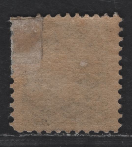 Lot 203 Canada #34 1/2c Silver Black Queen Victoria, 1870-1893 Small Queen Issue, A FOG Single, Mid Second Ottawa Printing, Paper Type 2O-C (See Body), Perf 12.1, Tiny Position Dot at Top Center