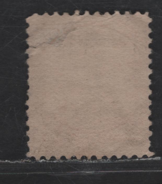 Lot 223 Canada Walburn#B-35-D (Unitrade #35xx) 1c Yellow Queen Victoria, 1870-1893 Small Queen Issue, A Good Used Single, Mid Second Ottawa Printing, Double Style B Precancel, Paper Type 2O-B (See Body)