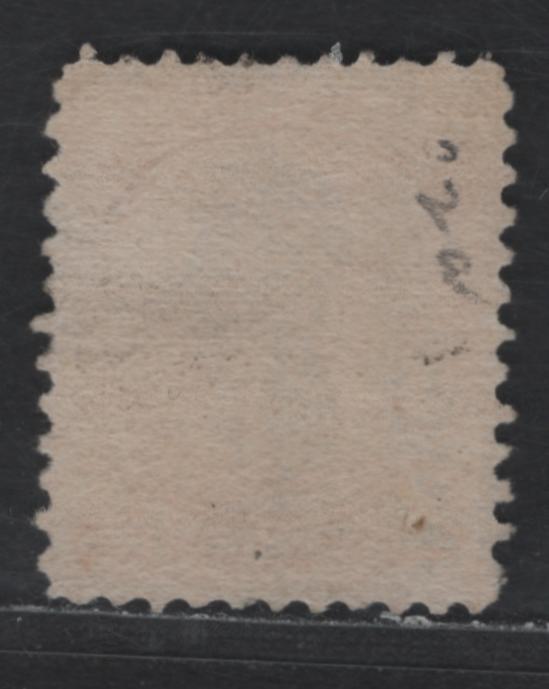 Lot 240 Canada #35ix 1c Yellow Orange Queen Victoria, 1870-1893 Small Queen Issue, A Very Fine Used Single, First Ottawa Printing, Paper Type FO-G (See Body), Visible Mesh, But Clear Characteristic Bevelled Perfs & Hairiness Between Perf Holes