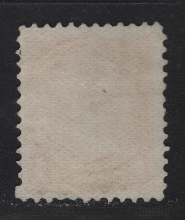Lot 13 Canada #35ivar 1c Dull Yellow Queen Victoria, 1870-1893 Small Queen Issue, A Fine Used Single, Mid Montreal Printings, Scarce Paper Type MM-M, Plate Dot  At Lower Left
