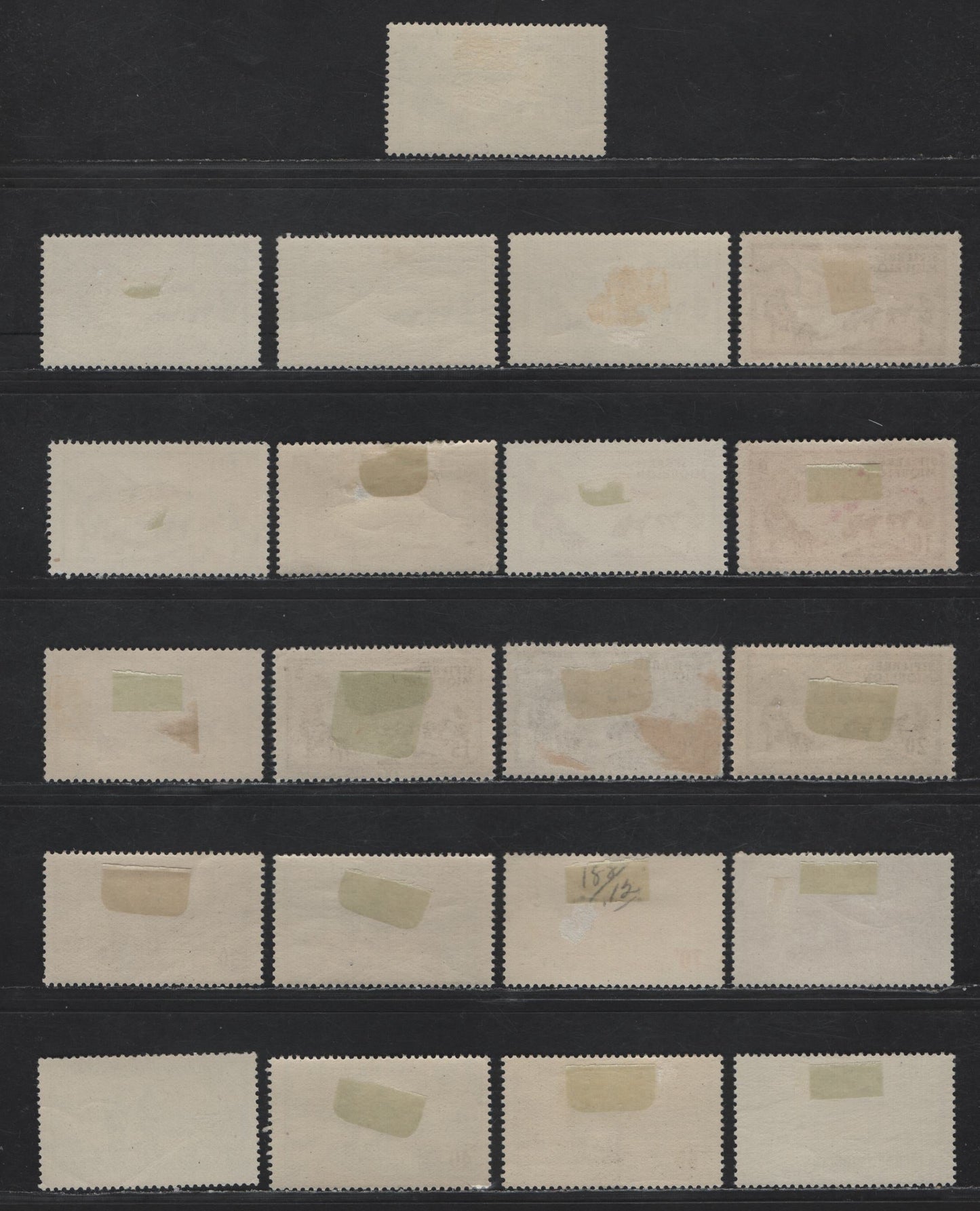 Lot 94 St Pierre & Miquelon SC#172/192 2c - 1fr Dark Blue Green - Pale Olive Green Dog Team - Tortue Lighthouse, 1938-1940 Photogravure Pictorial Issue, 21 F/VFOG Singles