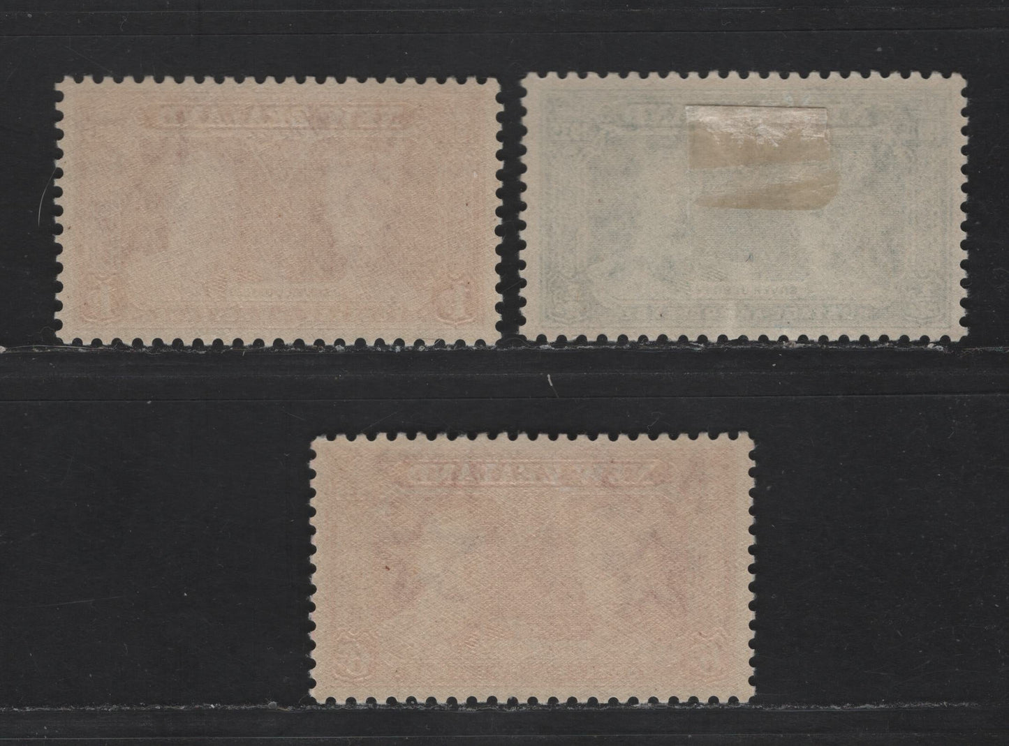 Lot 231 New Zealand SC#199-201 1/2d - 6d Blue Green - Vermillion King George V & Queen Elizabeth, 1935 Silver Jubilee Issue, 3 VFOG Singles
