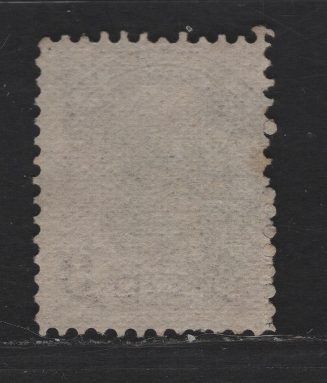 Lot 334 Canada  #39d 6c Brown Queen Victoria, 1870-1897 Small Queen Issue, A VG Used Single Late Montreal Printing, Perf. 12, On Paper LM-F